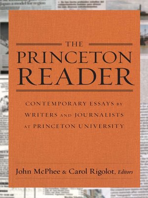 cover image of The Princeton Reader